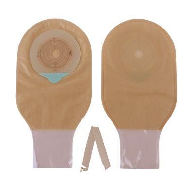 Material Medical Equipment One Piece Hydrocolloid Ostomy Bag with Clip