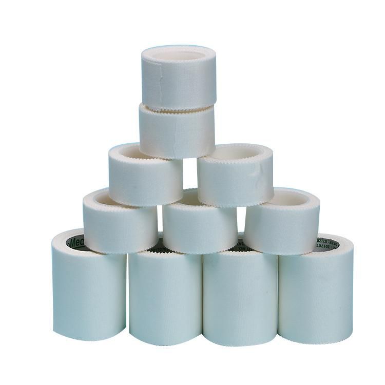 Medical Supplies Wholesale OEM Price Adhesive Breathable Silk Cloth Tape Medical Plaster Surgical Silk Tape