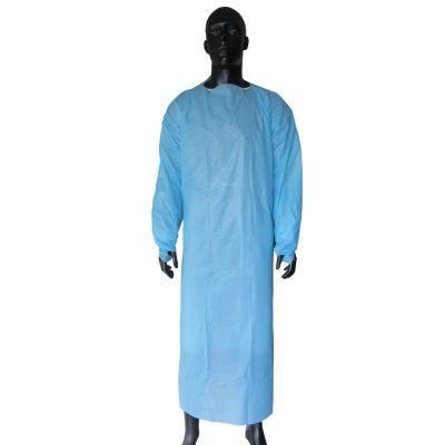 CPE Disposable Waterproof Isolation Gown CPE Gowns with Thumb Loop