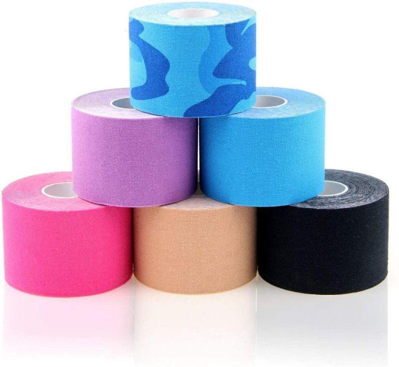 Kinesiology Tape Pre Cut with Cotton/ Synthetic/ Nylon