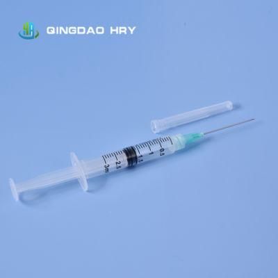 Disposable Sterile 3ml Syringes for Vaccine Injection with CE FDA 510K ISO Stock Products