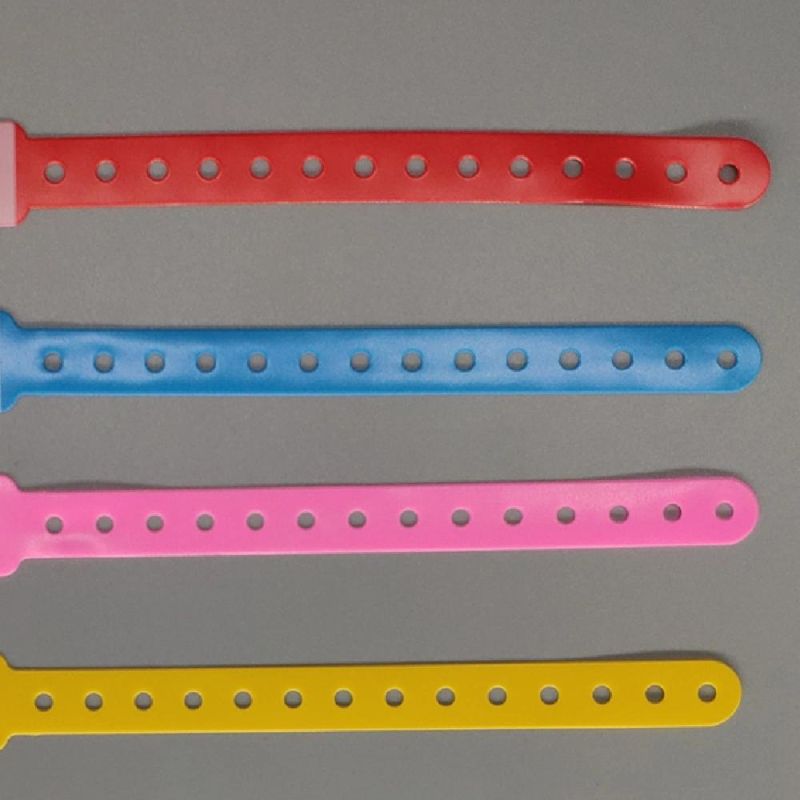 Writable Disposable Medical Adjustable PVC Child  Patient Identification Bracelet