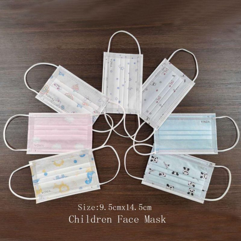 Children Disposable Face Mask Ear-Loop