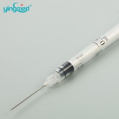 1ml 3 Ml 5ml 10ml 20ml 60ml Disposable Plastic Luer Lock Syringes with Needle