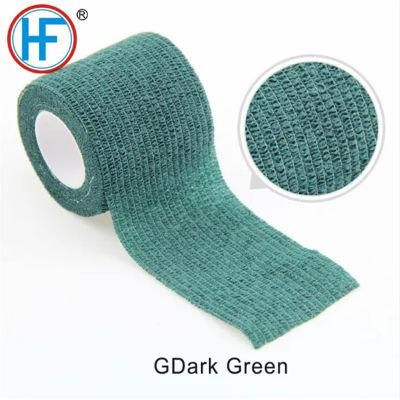 Bulk Wholesale Medical Supply Non Woven Cotton PBT Gauze Easy Tear Self Adhesive Vet Wrap Adhesive Elastic Cohesive Bandage 2.5cm*4.5m