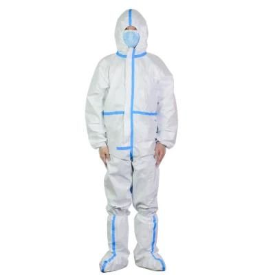 Disposable Medical Protective Clothing Coverall Used for Epidemic Prevention