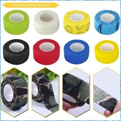 TUV Rheinland CE FDA Certified Cohesive Self Adhesive Ankle Sport Bandage