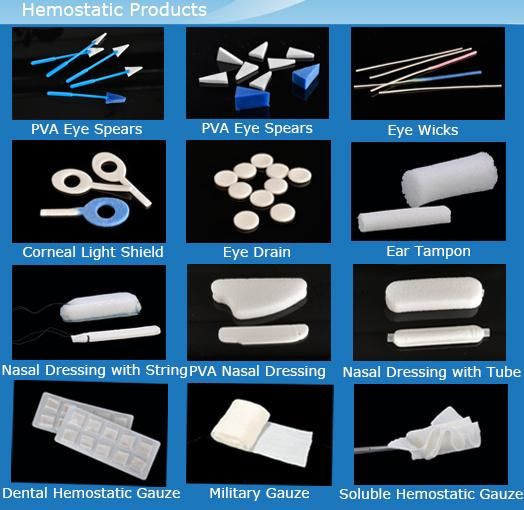 Fluid Management Medical PVA Eye Sponges for Ophthalmic Surgery