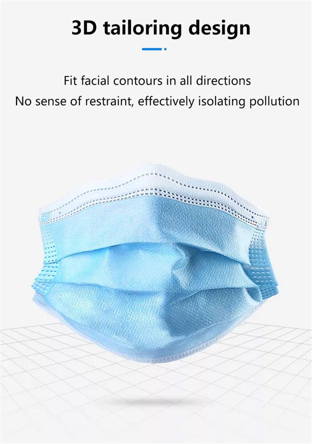 3 Ply Non Woven Hospitaldisposable Medicalface Mask Manufacturer Supplier