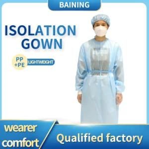 Disposable Non Sterile Reinforced Surgical Gown Non Woven Manufacturers