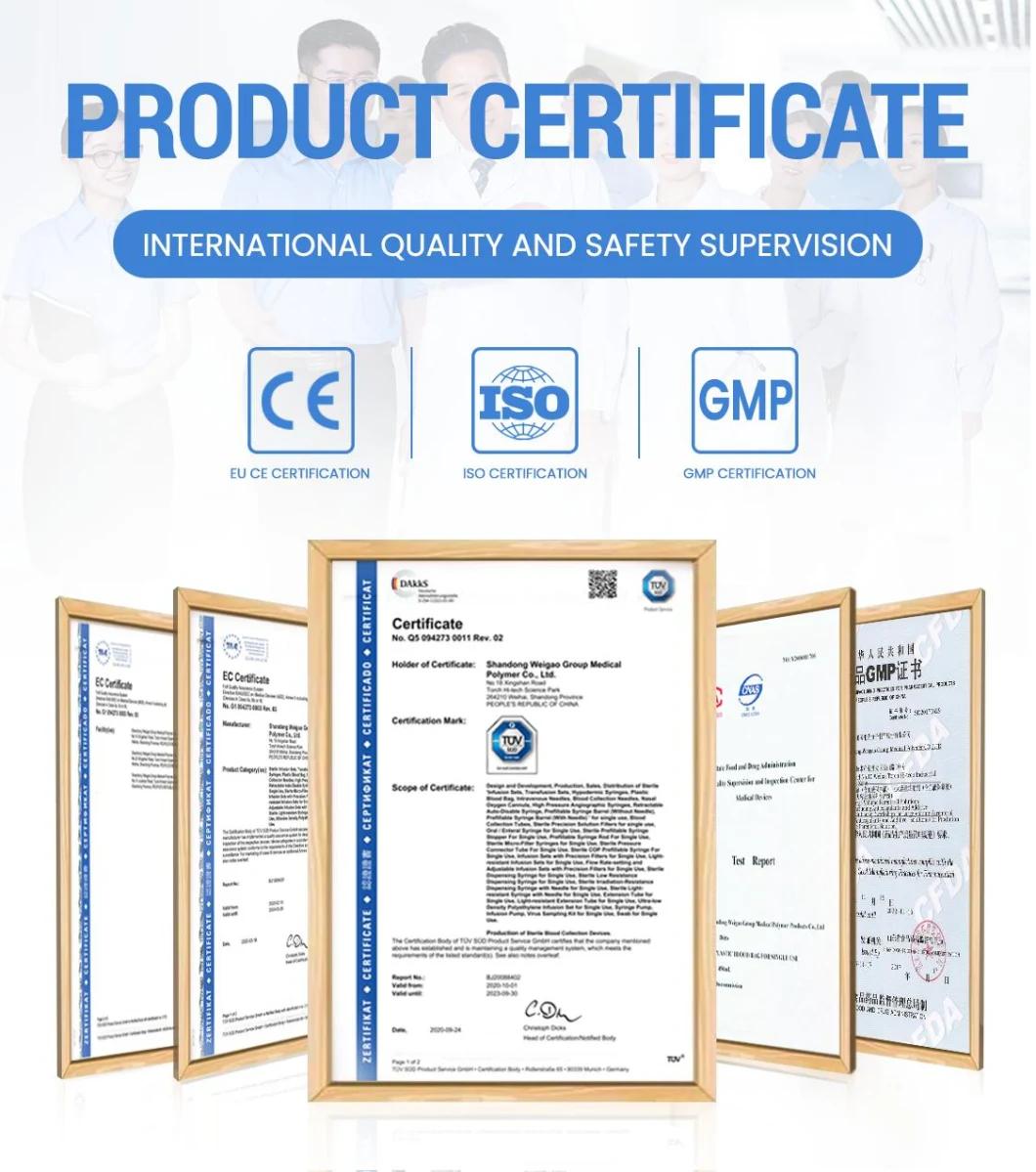 Wego Medical Consumables Disposable Blood Transfusion Bags with CE ISO Certificate