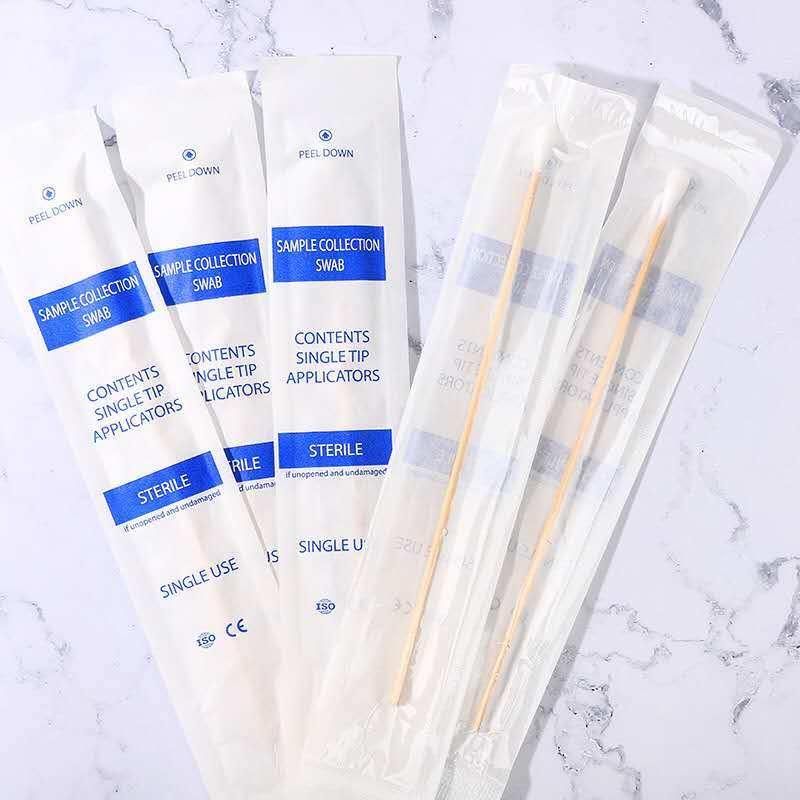 Wooden Cotton Swabs Disposable Biodegradable Cotton Buds for Ears Makeup Remover