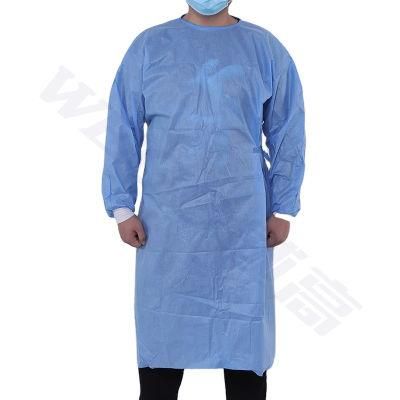 Non-Woven Disposable SMS Sterile Disposable Surgical Gown Medical