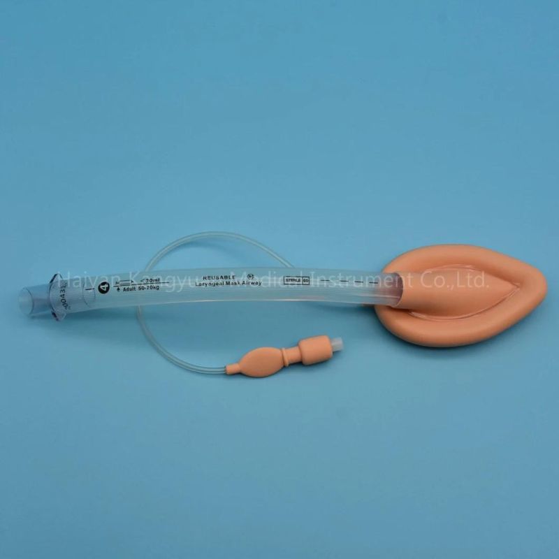 Silicone Laryngeal Mask Airway Cuffed Reusable or for Single Use Soft Flexible Cuff