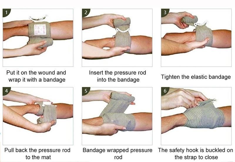 in Stock 4 6 Inch First Aid Trauma Dressing Elastic Emergency Trauma Bandage  Trauma Israeli Bandage