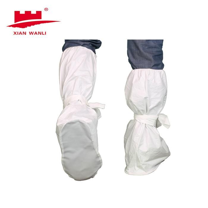 Cheap Price Polypropylene Nonwoven Fabric Safety Workwear Disposable Non Woven Boot Cover Disposable Microporous Boot Cover for Industrial Use