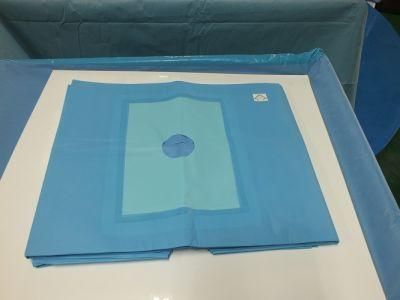 Disposable Extremity Surgical Drape with Absorbent Prevention Fabric, Elastic Aperture, Aperture 2-1/4 Inches