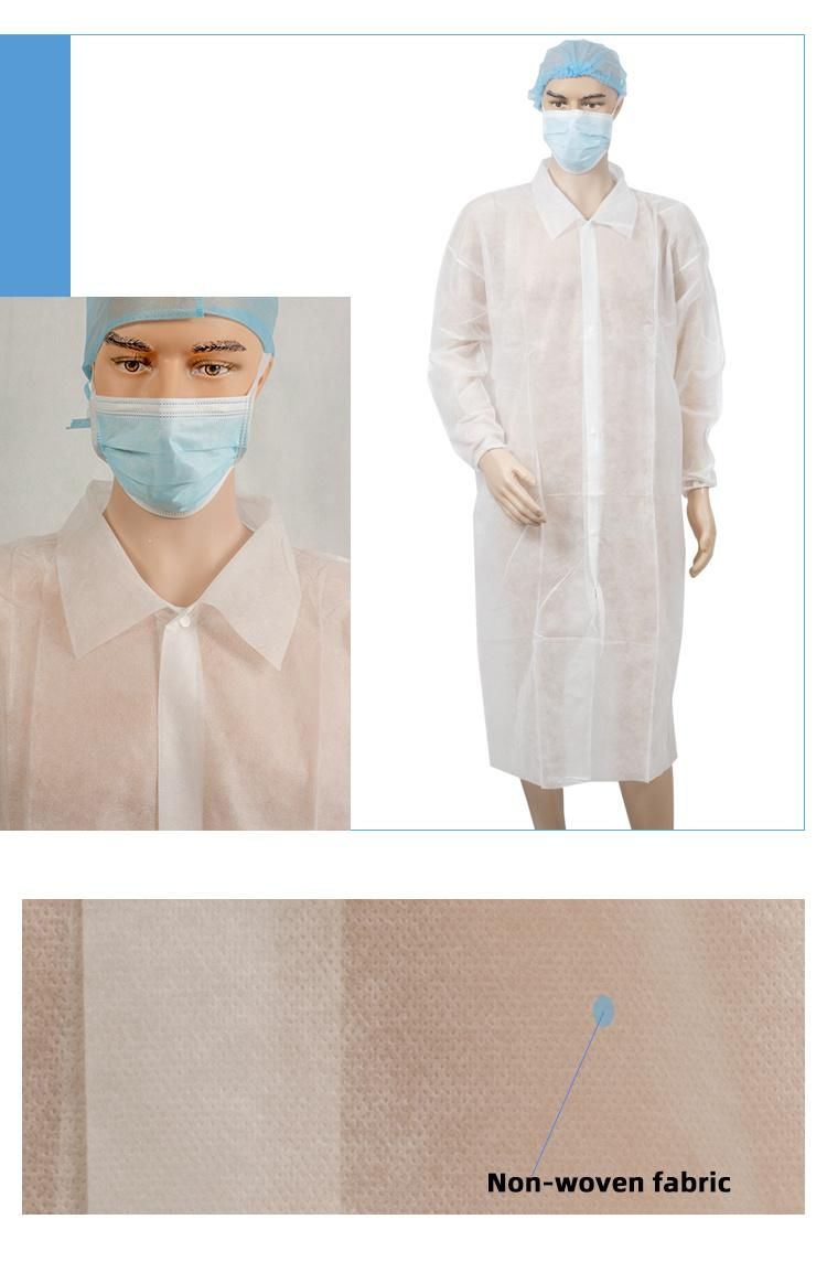 Waterproof and Dustproof Factory Wholesale Disposable Protective Isolation Gown