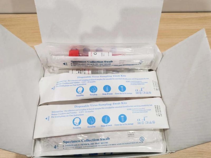 Medical Flocking Nasal Pharyngeal Swab Kit