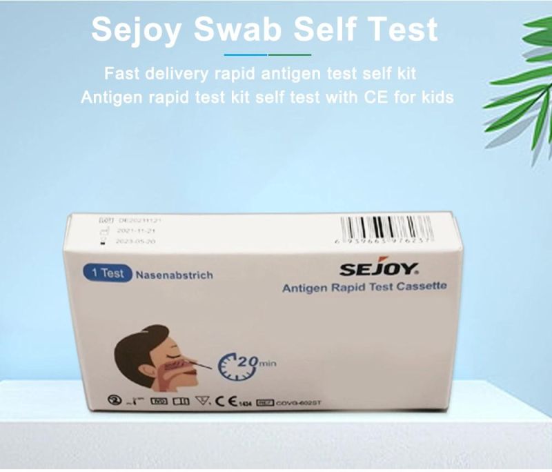 CE Sejoy Home Test Kit Antigen Rapid Test Kits