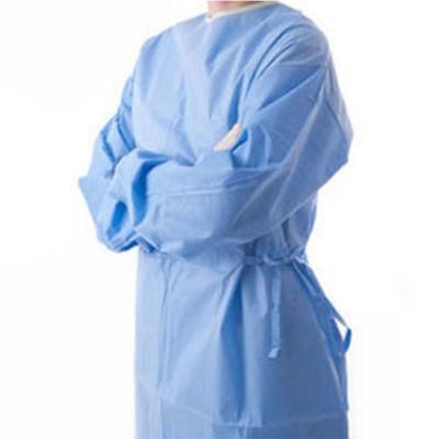 Medical Disposable Sterile SMS Surgical Gowns for Hospital