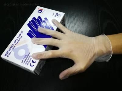 Disposable Powder Free Medical Vinyl Exam Foodservice Examination Janitorial Gloves