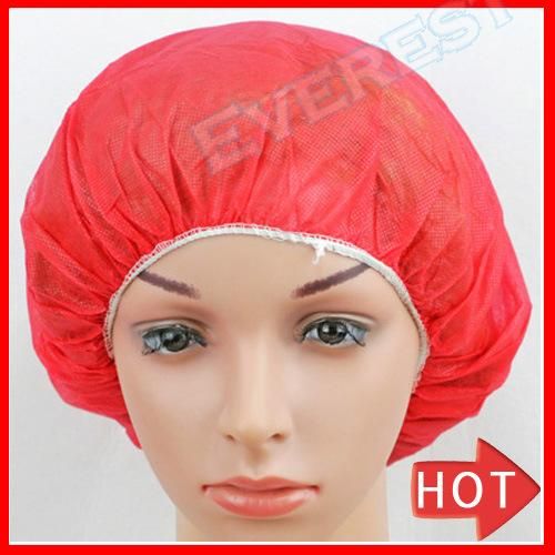 21 Inches Disposable Crimp Hairnet Cap with Double Elastic