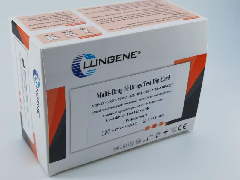 China Factory Directly Supply Wholesale Rapid Urine Multi Drug Abuse Test Kit