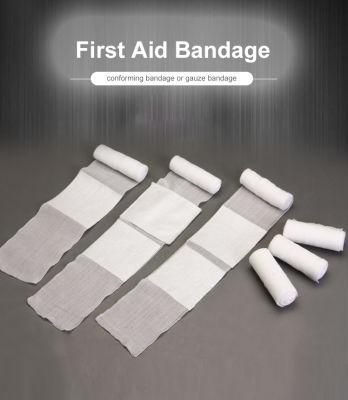 First Aid Sterile Conforming Gauze Roll Bandage