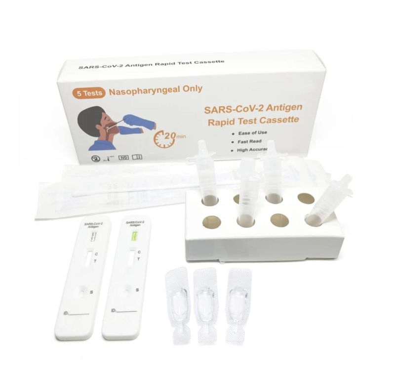 Antigen Rapid Test Kit One Step Nasal Antibody Rapid Test with CE Approved