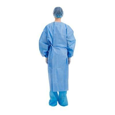 Disposable Hospital Isolation Gown PP/CPE/SMS Surgical Gown