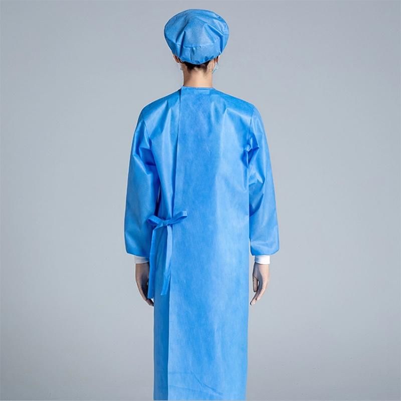 Disposable Clothes PP+PE AAMI Level 3 New Product Isolation Suit Protective Clothing Surgica Gown