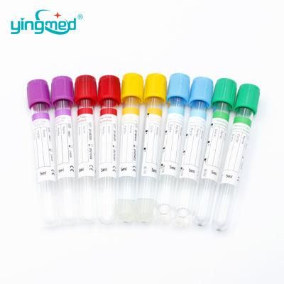 Medical Disposable Plastic Glass Vacuum Blood Collection Tube