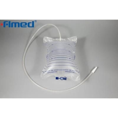 2000ml Urine Bag with Push-Pull Valve