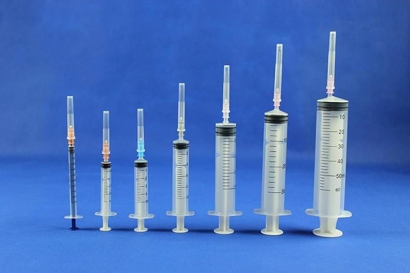 Auto Disable Syringes with Needle Luer Lock 0.5ml 1ml 2ml 3ml 5ml 10ml 20ml 50ml Syringe Luer Slip CE Medical