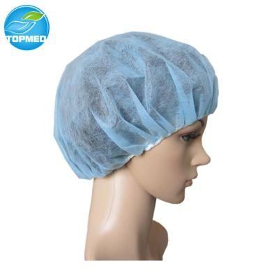 SMS Bouffant Cap, Disposable Nonwoven Spp Bouffant Cap, Surgical Cap