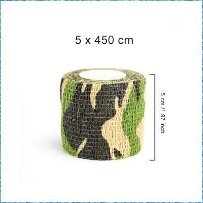 TUV Rheinland CE Certified Camouflage Sport Cohesive Bandage for Wal-Mart Supermarket