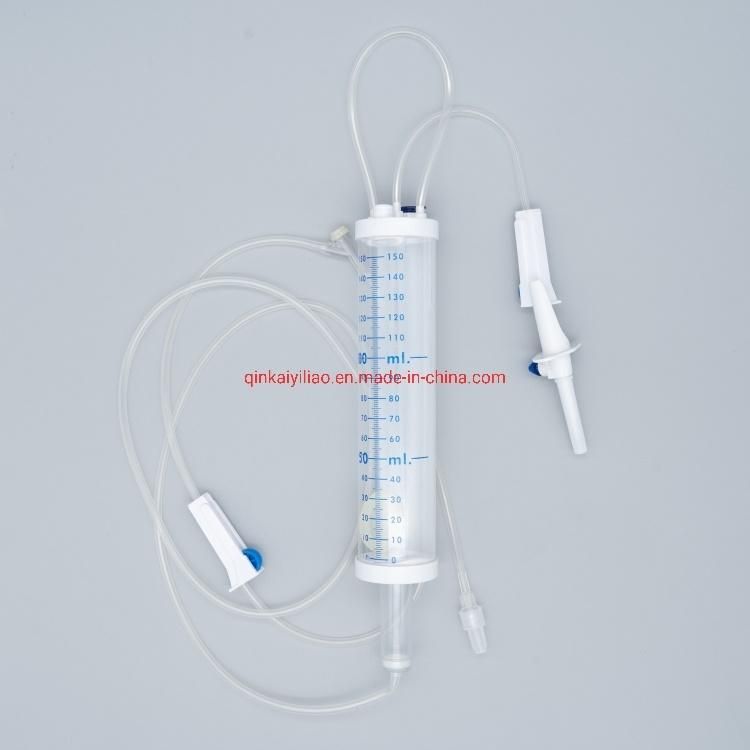 ISO Ce Medical Disposable IV Baby Burette Infusion Set with Drip Champer 100ml