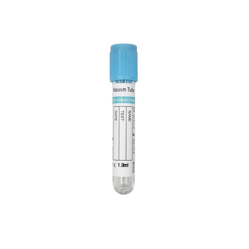 Red/Yellow/Green/Blue/Purple Cap Vacuum Blood Collection Tube