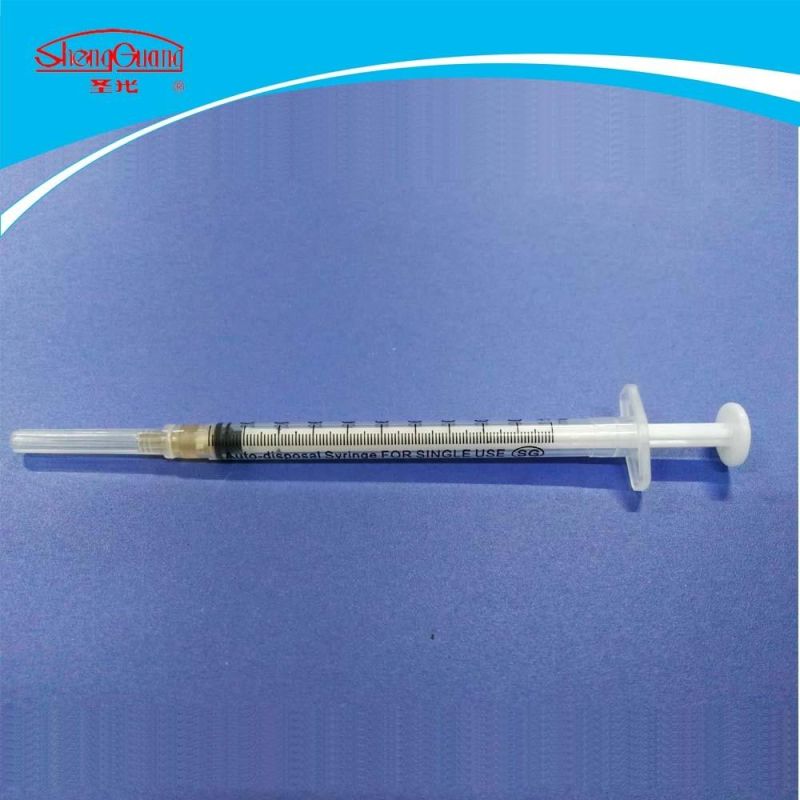 1ml Sell Self-Destructive Automatic Disposable Syringe