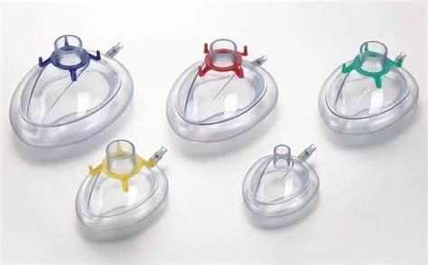 Disposable Breathing Anaesthesia Oxygen Mask with Inflatable