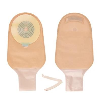 One-Piece Drainable Pouch Ostomy Bag with Clamp Closure