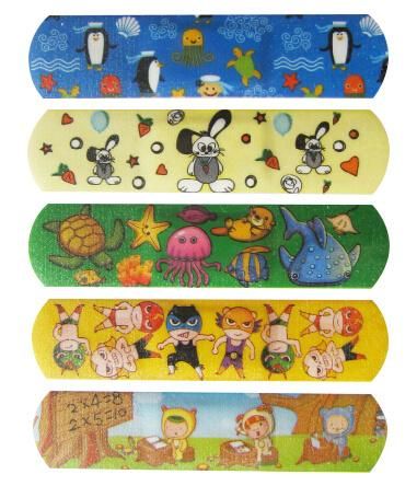 Customised First Aid Cartoon Adhesive Bandage, 72*19mm