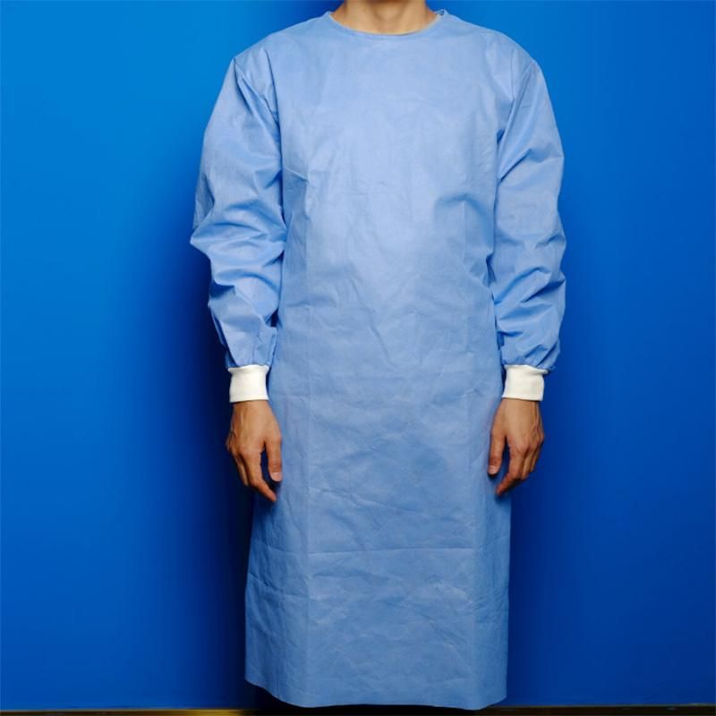 Disposable Surgical Gown Non-Woven Reversible Safety Suit Nonwoven Sterilize Isolation Clothing