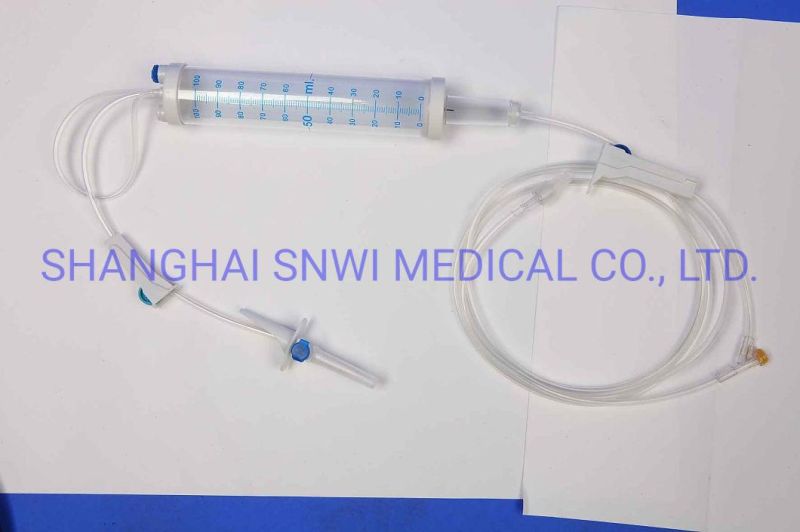 Disposable Medical Burette Type Infusion Set with Burette