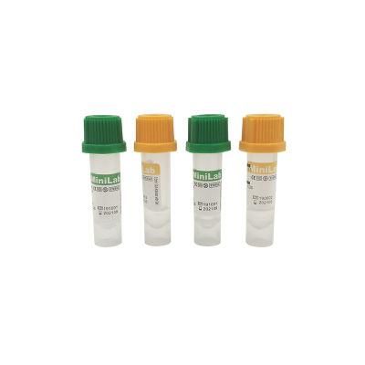 Disposable Mini 0.25-0.5ml Vacuum Blood Collection Tube