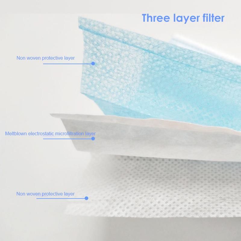 Disposable Medical Surgical Mask Sterilized with Eo (Ethylene Oxide)