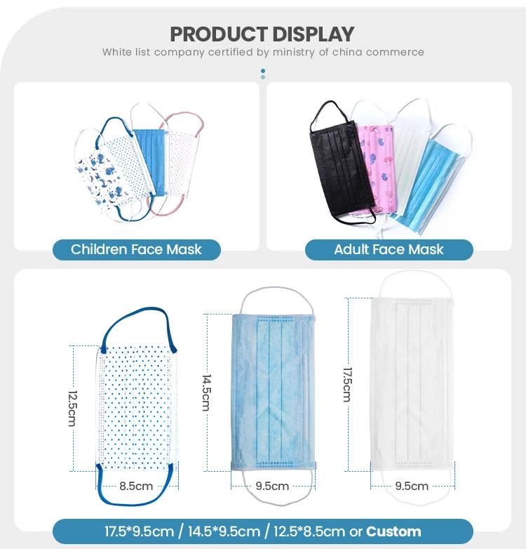 3 Ply Non Woven Hospital Disposable Medical Face Mask Manufacturer Supplier