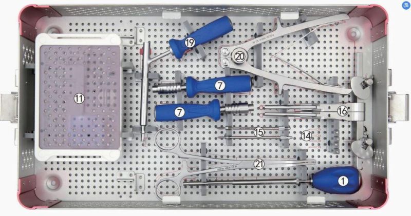 Medical Equipment Anterior Cervical Plate Surgical Instrument Set_2