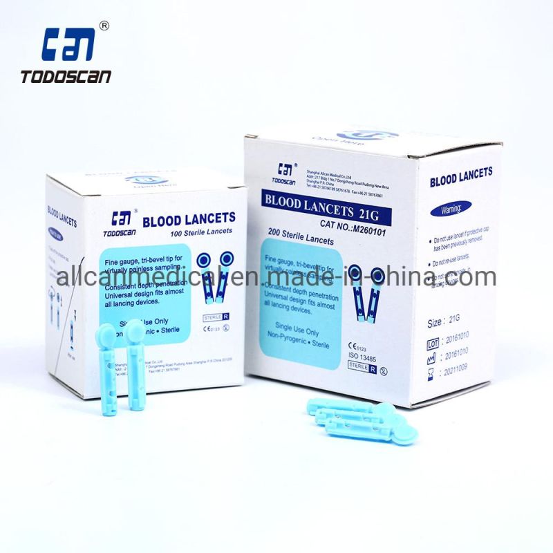 Medical Hospital Use Disposable Sterile Twist Type Blood Lancet